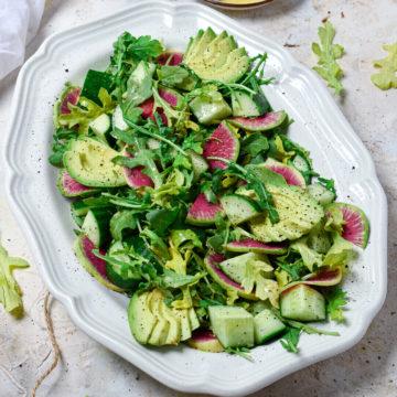arugula avocado salad