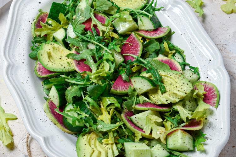 arugula avocado salad