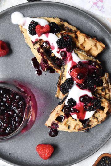 berry waffle recipe
