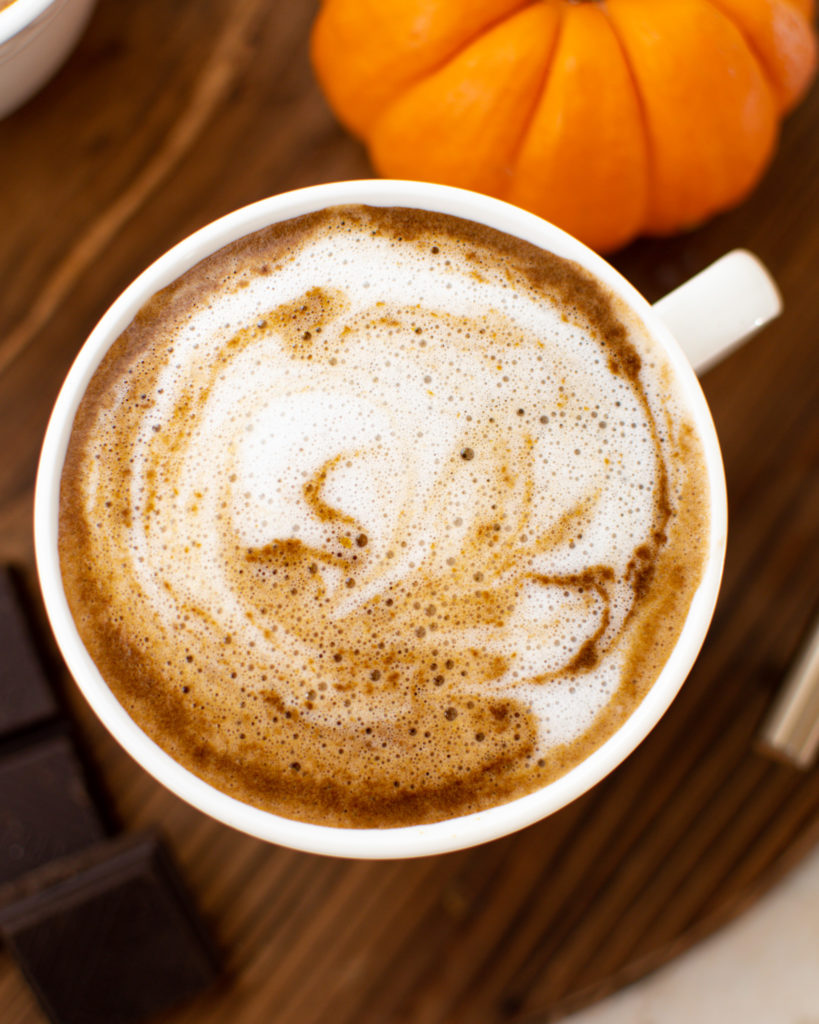 vegan pumpkin hot chocolate recipe