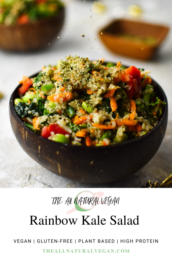 rainbow kale salad
