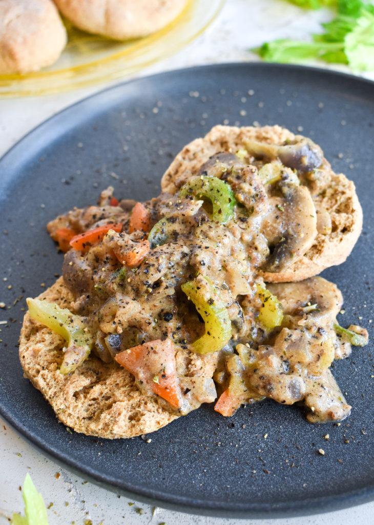 plant based biscuits and gravy