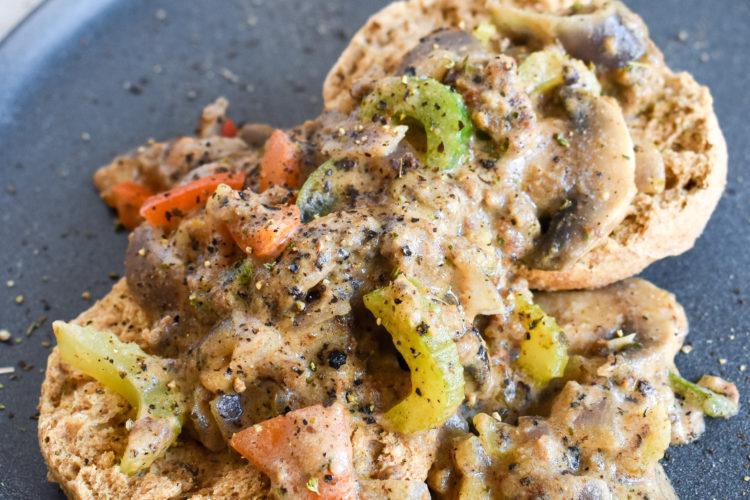 plant based biscuits and gravy