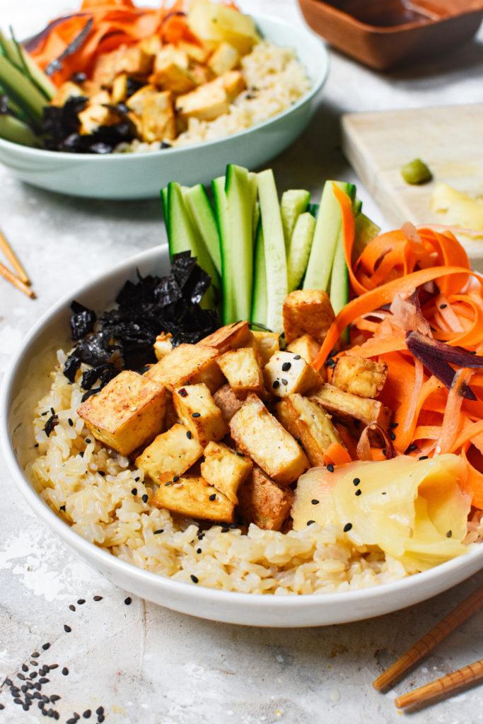 vegan sushi bowl recipe