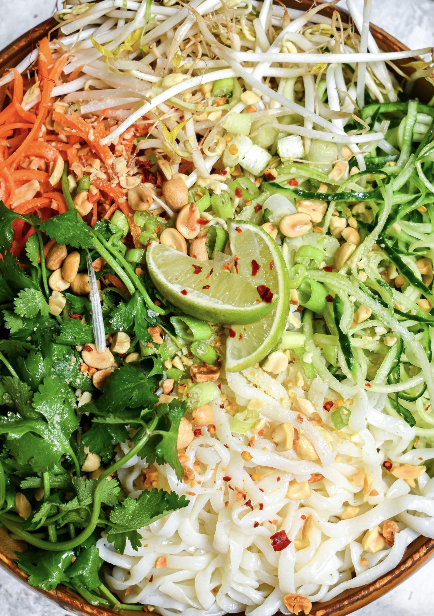 Vegan Vietnamese Noodle Salad - The All Natural Vegan