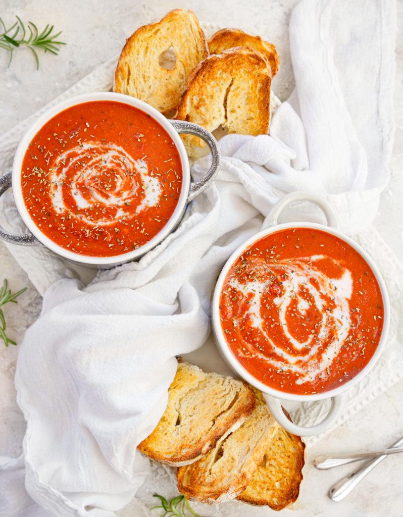 creamy vegan tomato soup