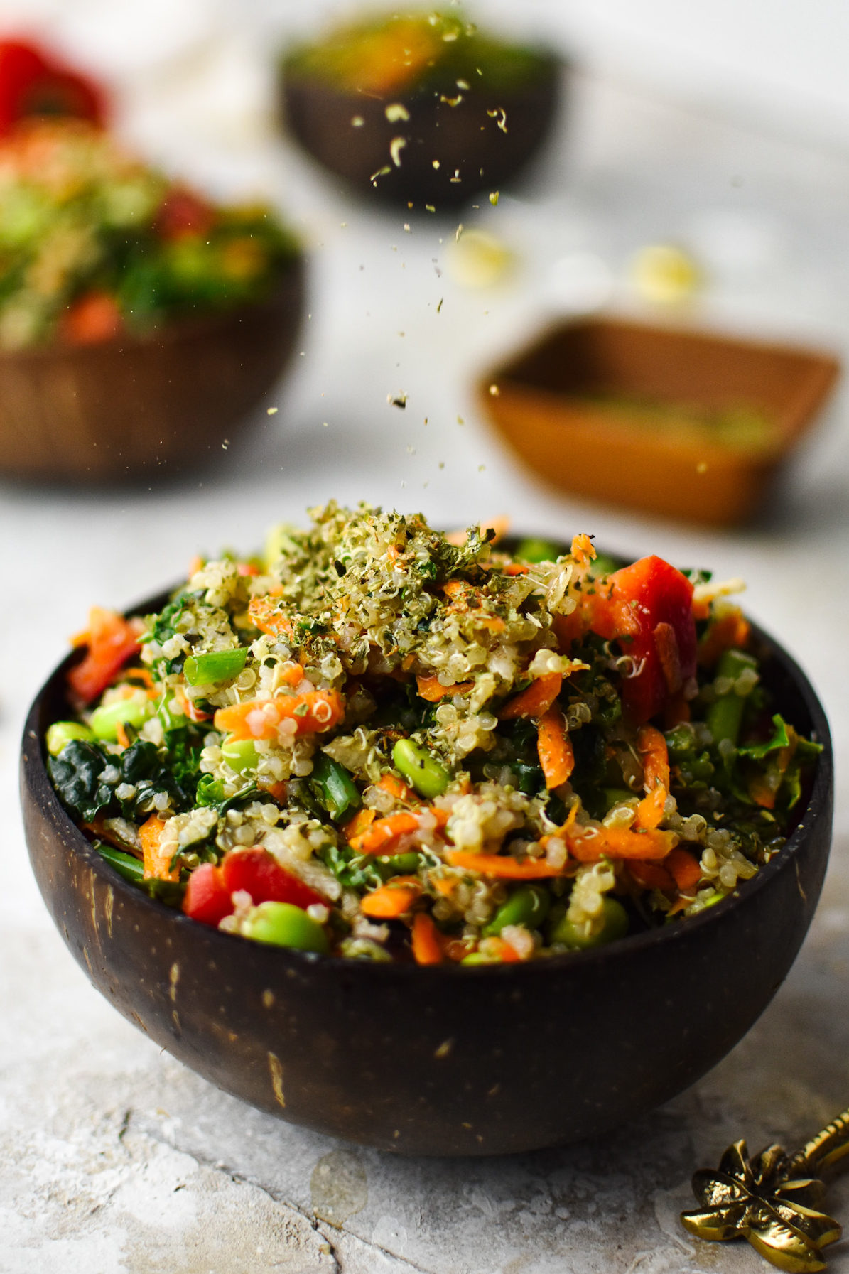best rainbow kale salad

