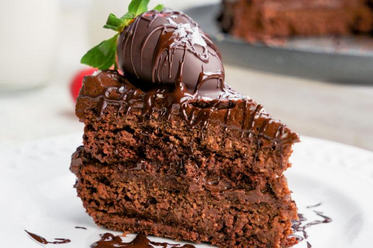 healthy vegan chocolate cake