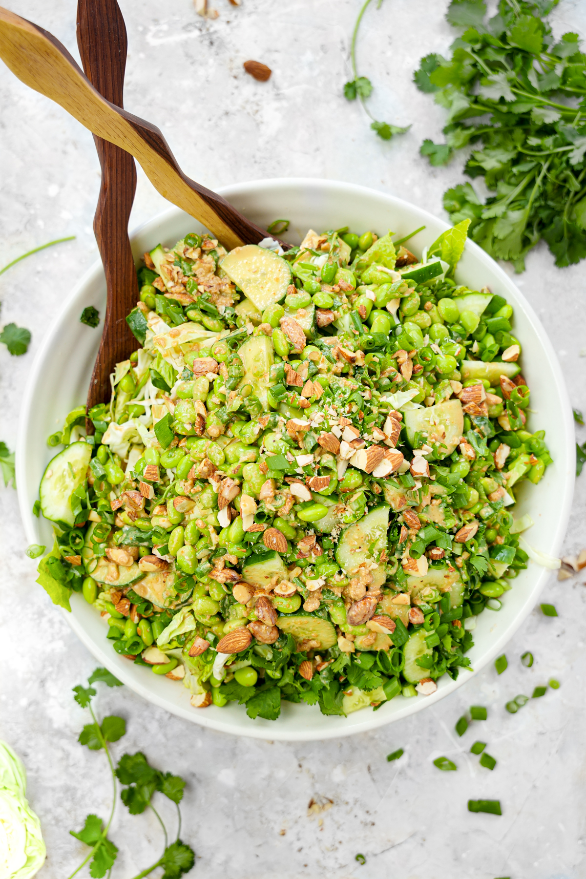 Edamame Crunch Salad - The All Natural Vegan