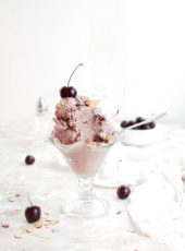 Cherry Almond Ice Cream