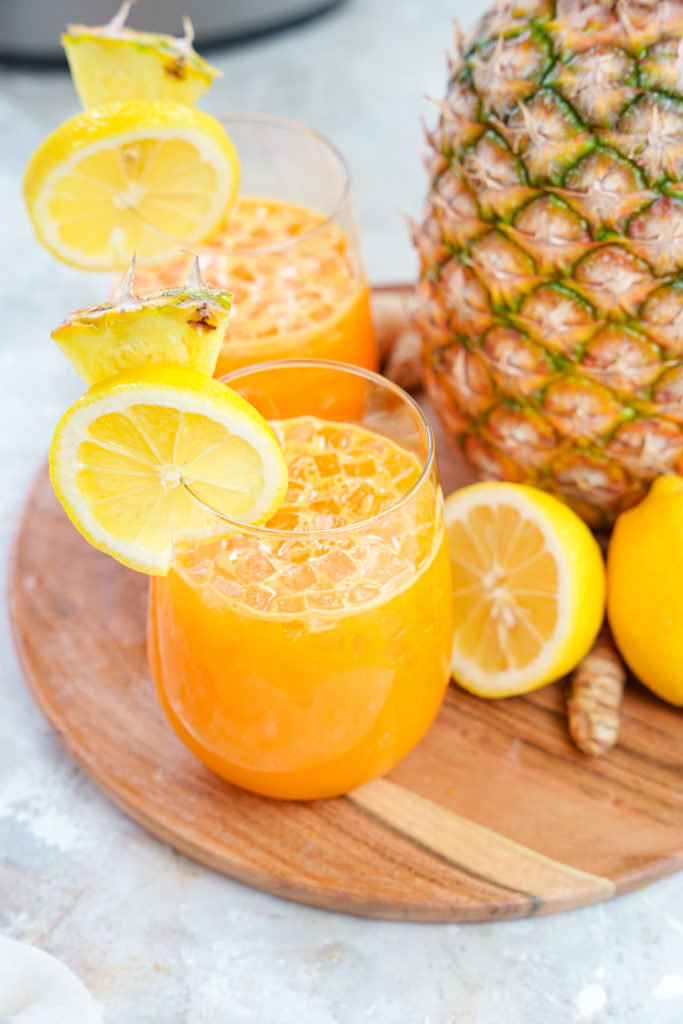 pineapple ginger turmeric juice recipe