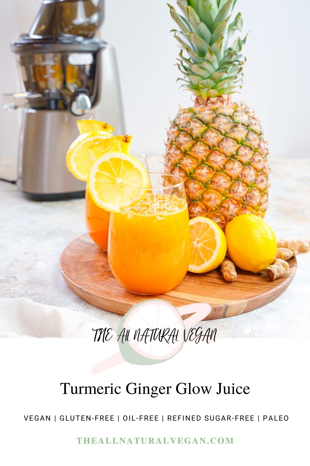 pineapple ginger turmeric juice