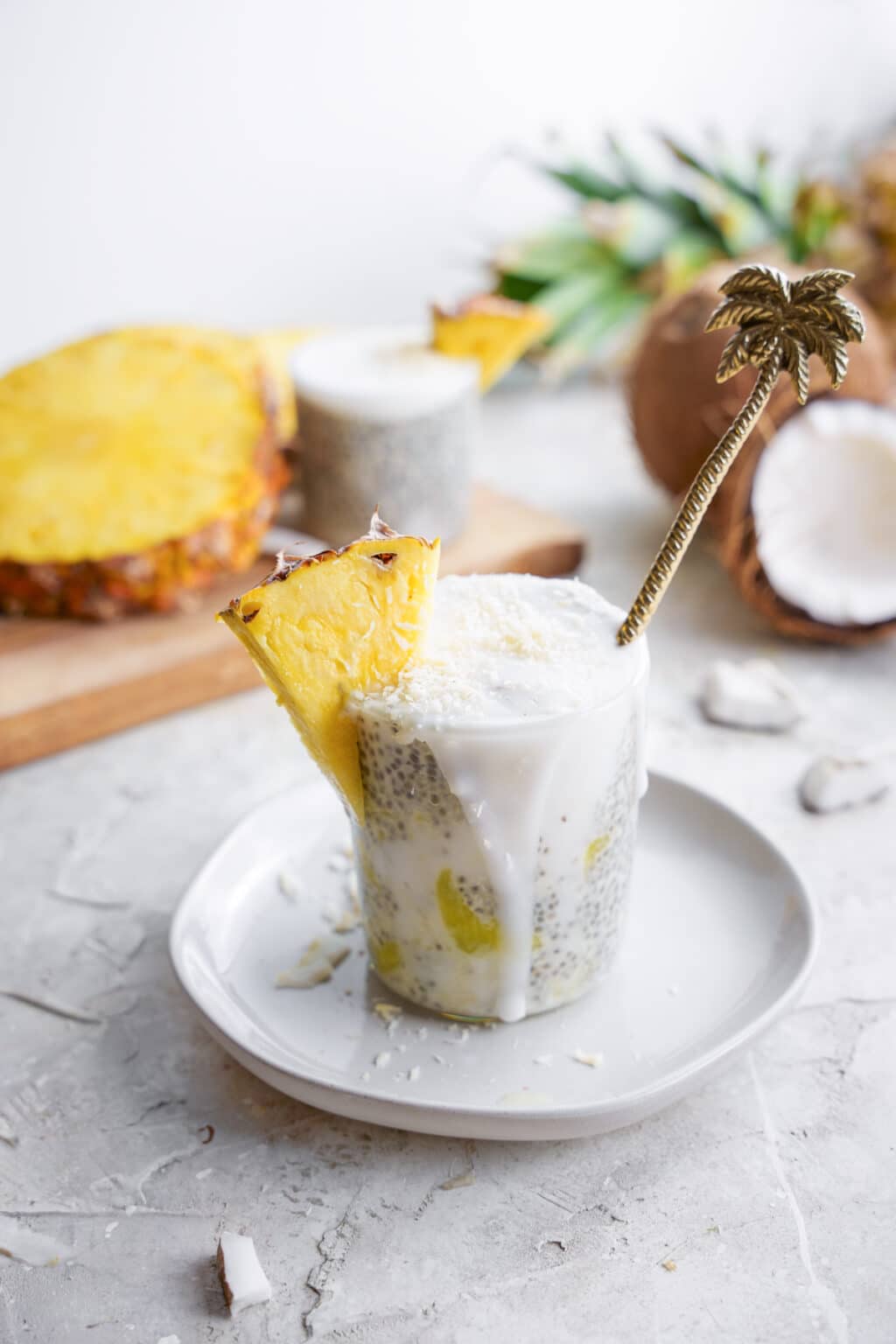 Piña Colada Chia Seed Pudding The All Natural Vegan
