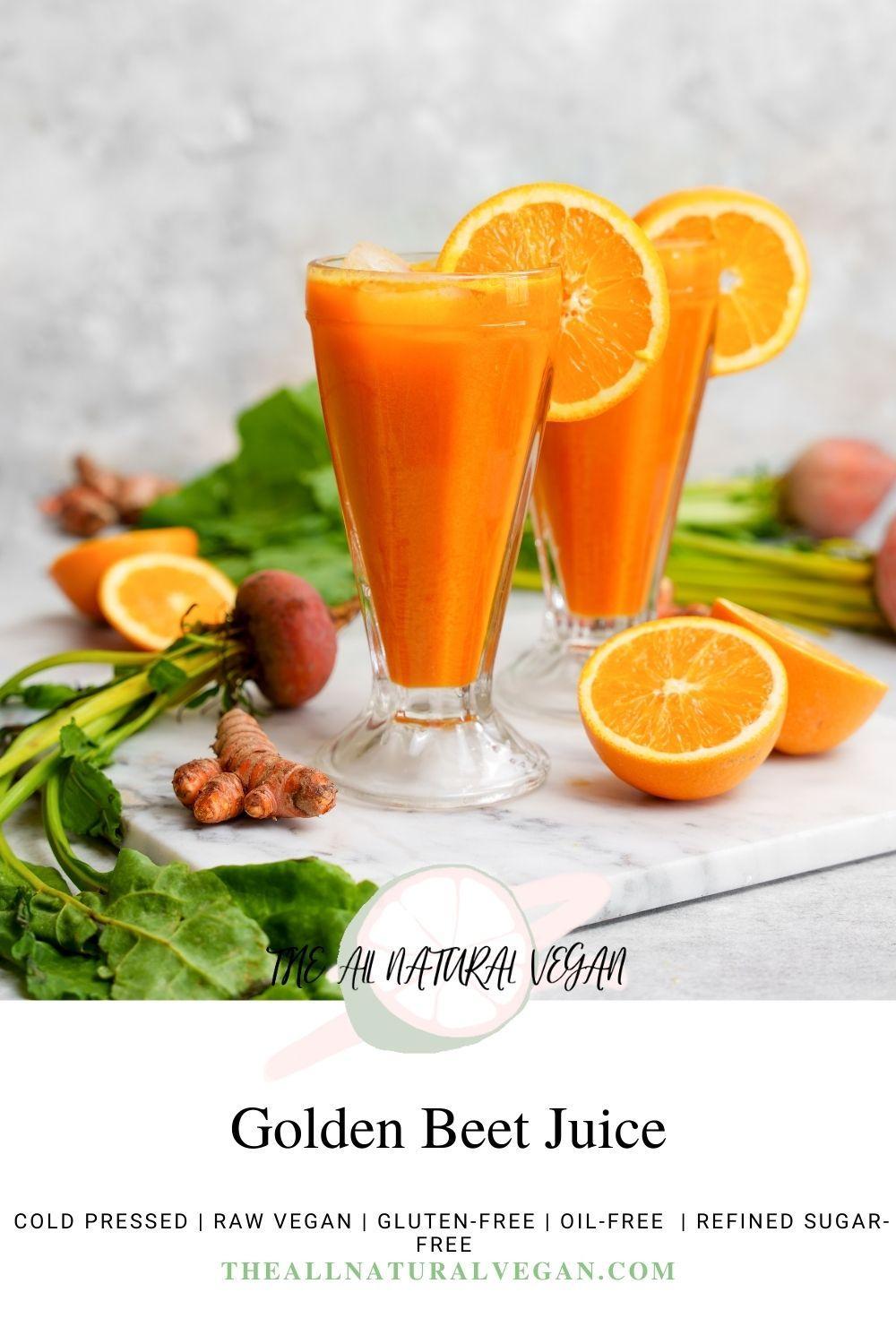 Golden Beet Juice - The All Natural Vegan