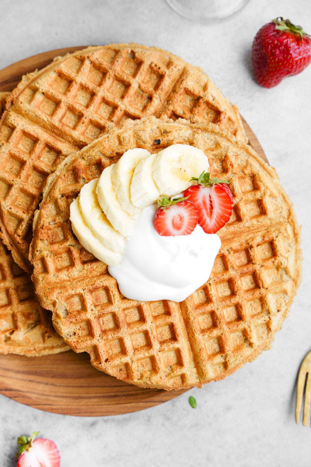Easy Gluten-Free Vegan Protein Waffles - The All Natural Vegan