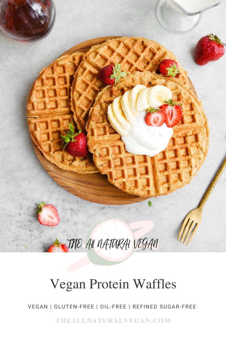 Easy Gluten-Free Vegan Protein Waffles - The All Natural Vegan