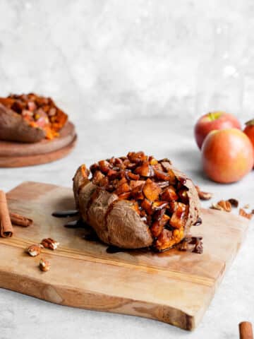 apple stuffed sweet potatoes