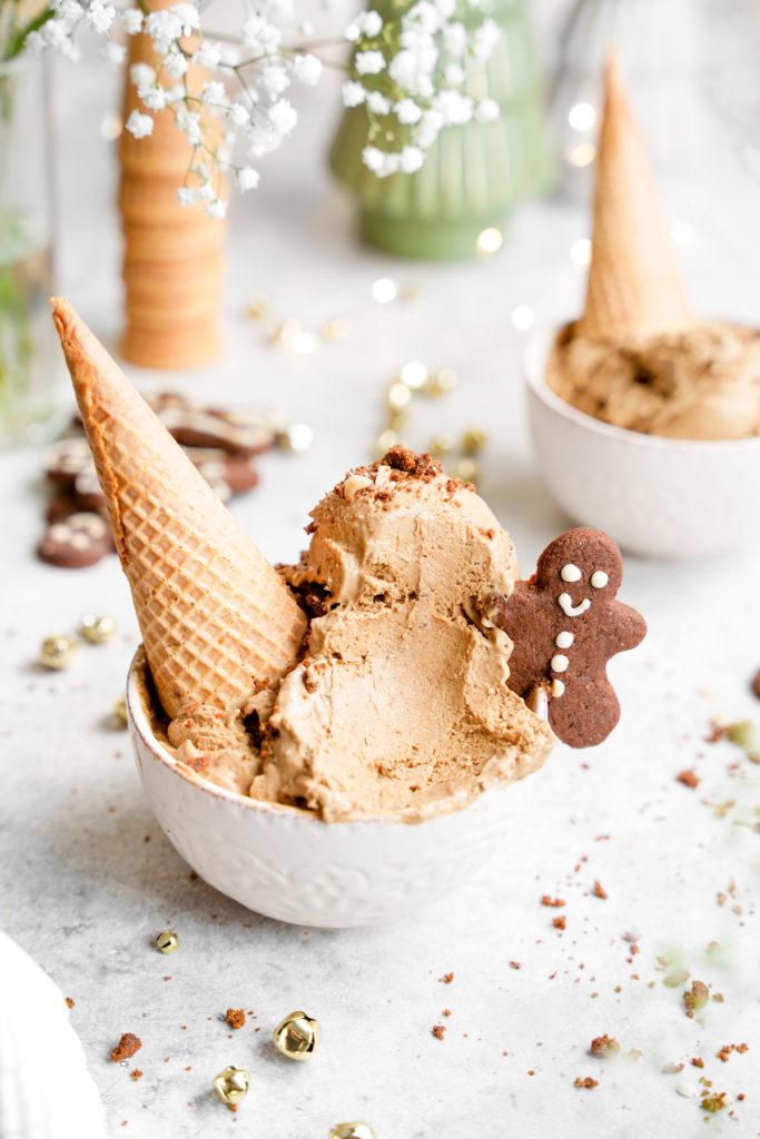 Healthy Vegan Gingerbread Ice Cream The All Natural Vegan