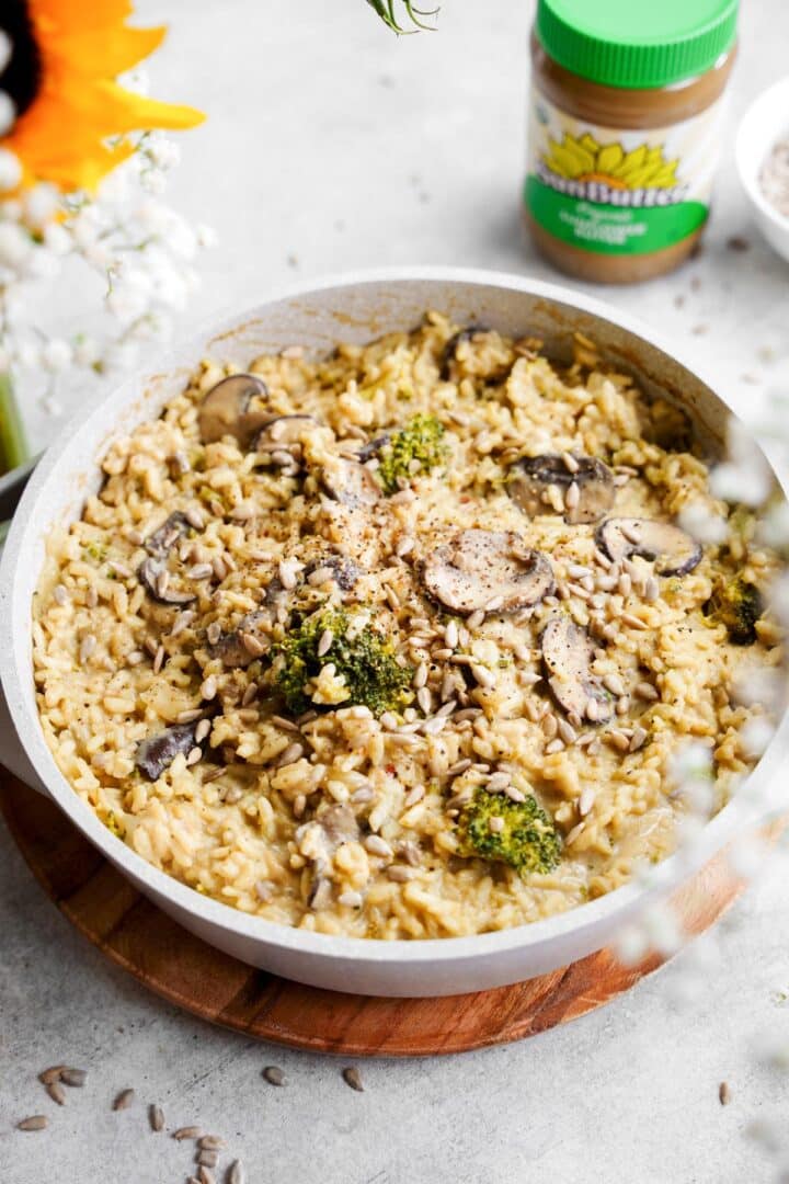 Sunflower Risotto Sunflower Seed Risotto - The All Natural Vegan