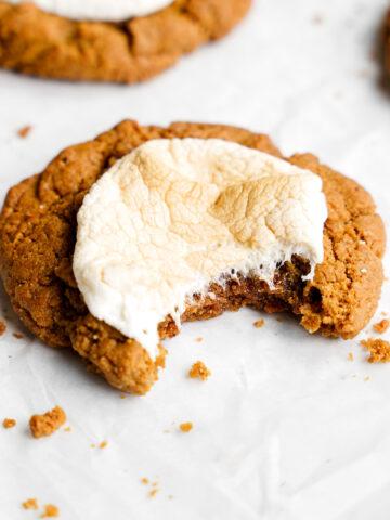 peanut butter marshmallow cookies featured image