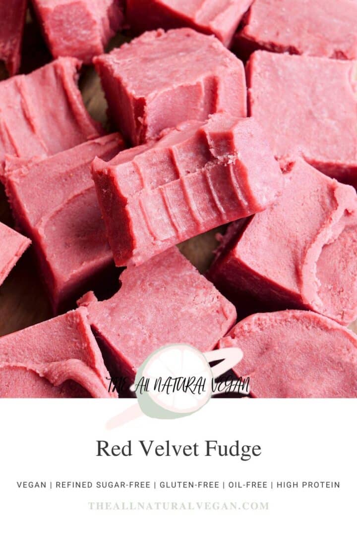 Red Rag Tim Fudge Easy Red Velvet Protein Fudge - The All Natural Vegan