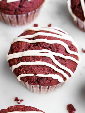 red velvet muffins