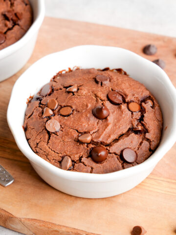 chocolate baked oats featured image