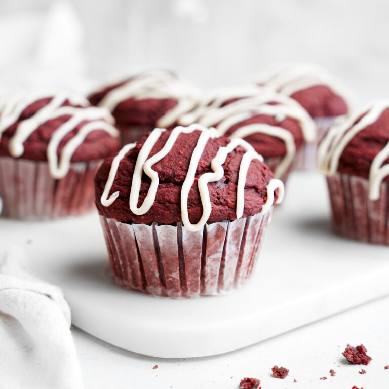 red velvet muffins featured image