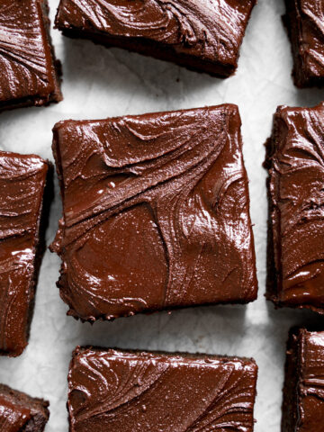 vegan protein brownies featured image