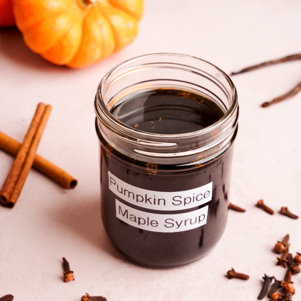 pumpkin spice maple syrup