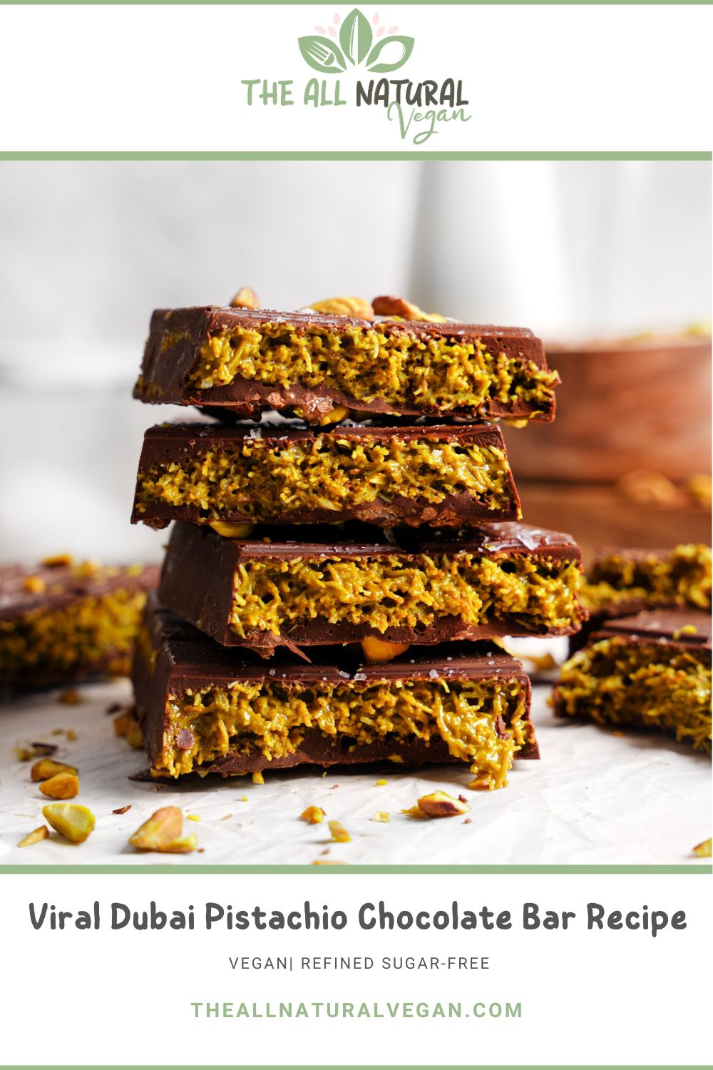 recipe card stating this recipe is vegan, refined sugar-free, and plant based