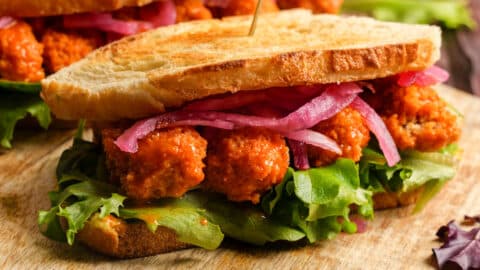 Vegan Buffalo Tempeh Sandwich - The All Natural Vegan