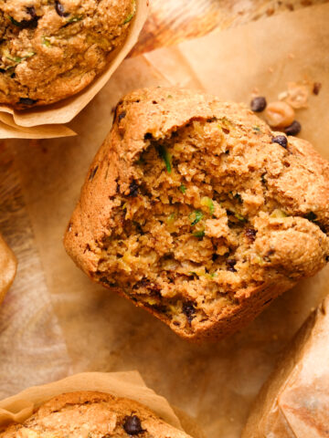 vegan zucchini muffins