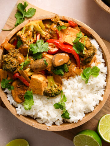 vegan panang curry