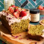 pistachio rose cake