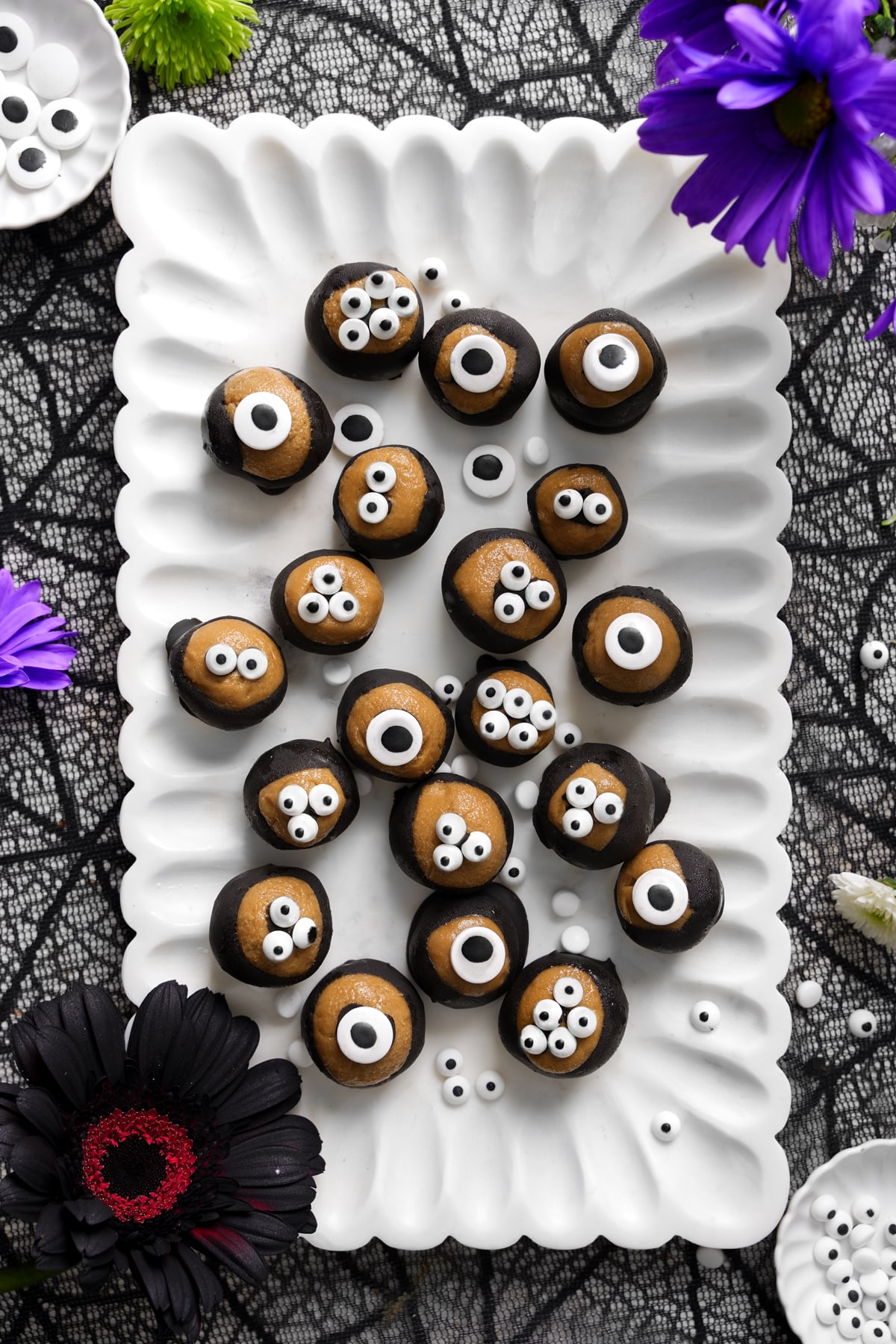 Easy SunButter Chocolate Eyeballs (Perfect Halloween Treats) The All