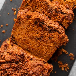vegan pumpkin bread featured image