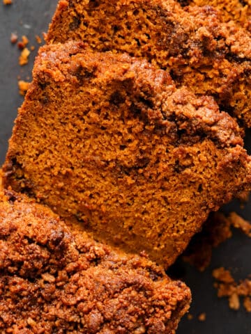 vegan pumpkin bread featured image