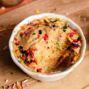 protein mug cake featured image
